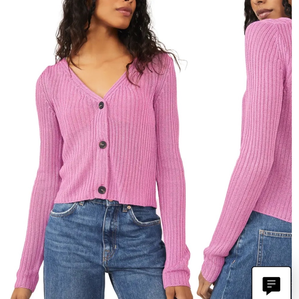 Free People Game On Cardigan SZ M